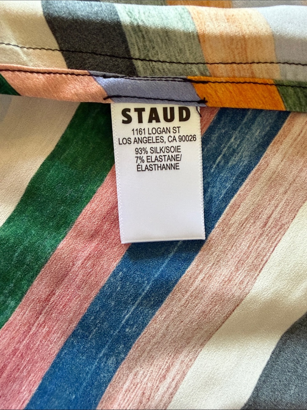 STAUD Phare Silk Maxi Dress - Picture 7 of 8